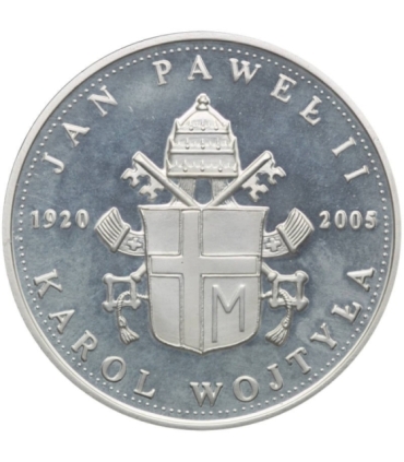 Medal, Jan Paweł II 1 pielgrzymka do Polski, srebro certyfikat