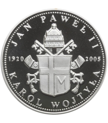 Medal, Jan Paweł II V pielgrzymka do Polski, srebro