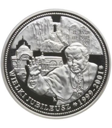 Medal, Jan Paweł II Wielki jubileusz, srebro