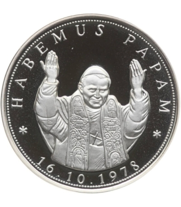 Medal, Jan Paweł II Habemus Papam, srebro