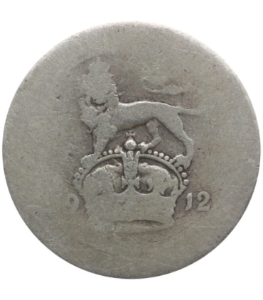 Wielka Brytania 1 szyling, 1912, srebro