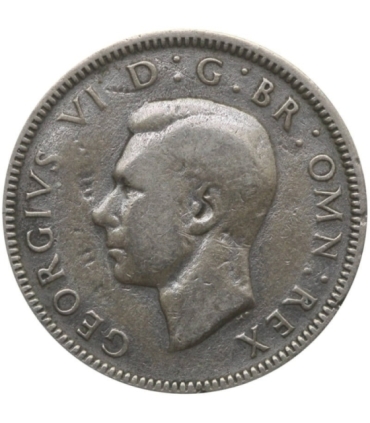 Wielka Brytania 1 szyling, 1942, srebro