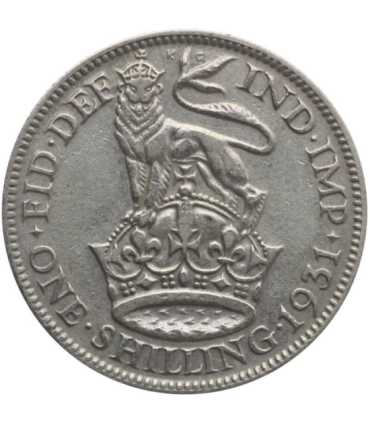 Wielka Brytania 1 szyling, 1931, srebro