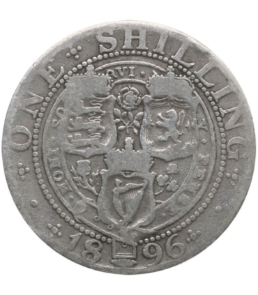 Wielka Brytania 1 szyling, 1896, srebro