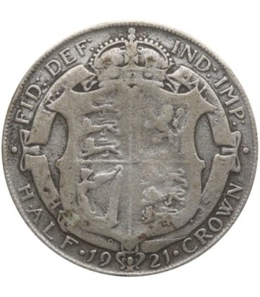 Wielka Brytania ½ korony, 1921, srebro