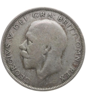 Wielka Brytania ½ korony, 1927, srebro