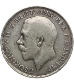 Wielka Brytania 2 szylingi (floren, florin), 1918, srebro