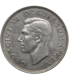 Wielka Brytania 2 szylingi (floren, florin), 1945, srebro