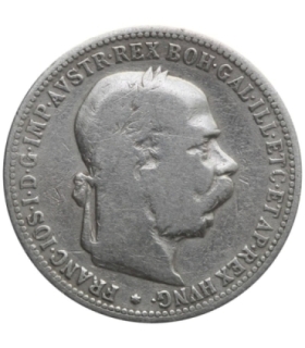 Austria 1 korona, 1893, srebro