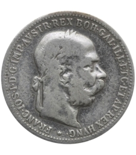 Austria 1 korona, 1893, srebro