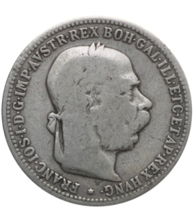 Austria 1 korona, 1893, srebro