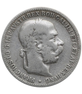 Austria 1 korona, 1893, srebro