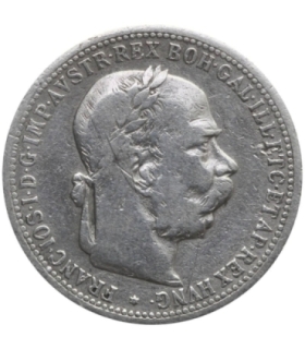 Austria 1 korona, 1901, srebro