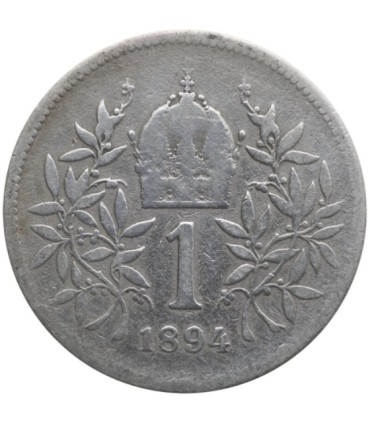 Austria 1 korona, 1894, srebro