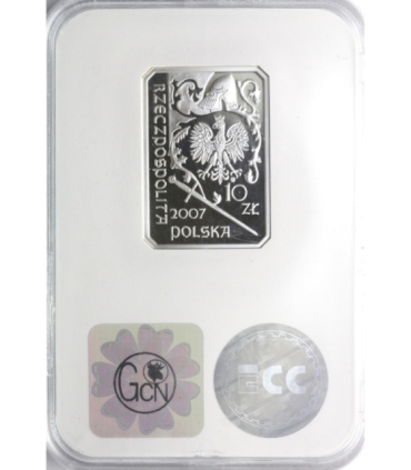 10 zł, Rycerz ciężkozbrojny XV wiek - GCN PR70