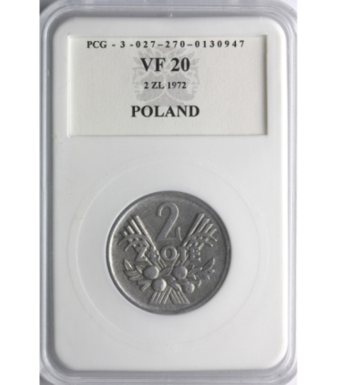 2 złote Jagody, 1972, PCG VF20