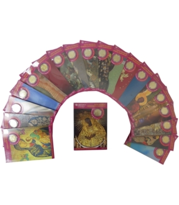 Zestaw 20 numizmatów "Złota kolekcja wizerunków maryjnych"