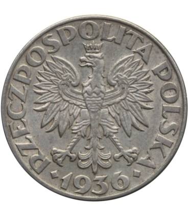 2 zł Żaglowiec 1936, stan 2-