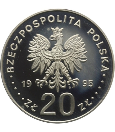 20 zł, 'ECU' - Mikołaj Kopernik, 1-, nalot