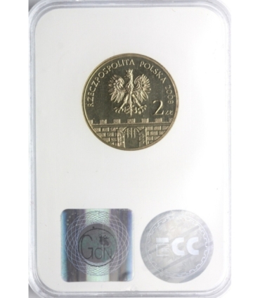 2 zł GN, Żółw błotny, 2002, GCN MS65