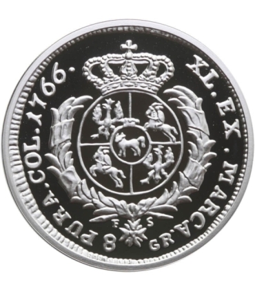 Replika dwuzłotówki Stanisława Augusta Poniatowskiego, 1766, srebro