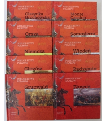 Skarbiec Mennicy -  Wielkie Bitwy Polaków - 10 medali + książeczki