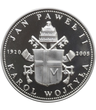 Medal, Jan Paweł II V pielgrzymka do Polski, srebro
