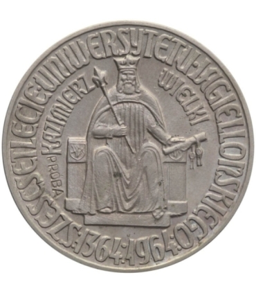 10 złotych Kazimierz Wielki próba 1964, stan 1