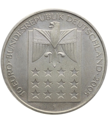 Niemcy 10 euro, 2006, 100 rocznica - Laureatka nagrody Nobla Bertha von Suttner