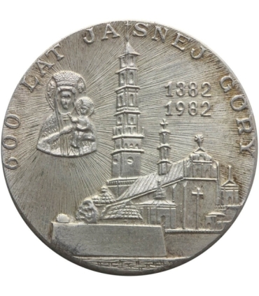 Medal Jan Paweł 2, 1979, 600 lat Jasnej Góry