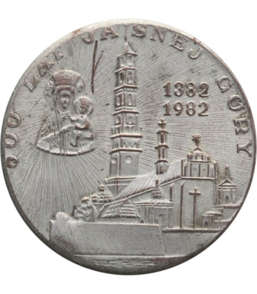 Medal Jan Paweł 2, 1979, 600 lat Jasnej Góry