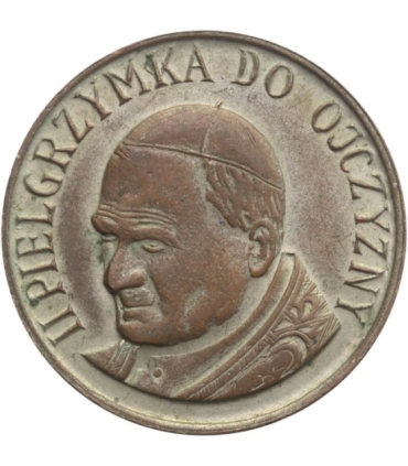 Medal Jan Paweł 2, 1983, II Pielgrzymka, Solidarność narodu polskiego
