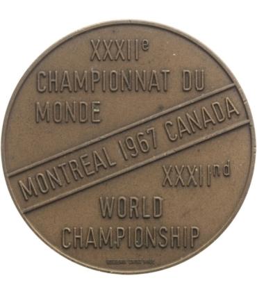 MEDAL, XXXII mistrzostwa świata w szermierce, Montreal, 1967, Burkhardt