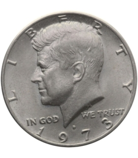 1/2 half dollar Kennedy 1973