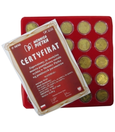 25 numizmatów, zabytki, Tatry, Jan Paweł, Mennica Piętka