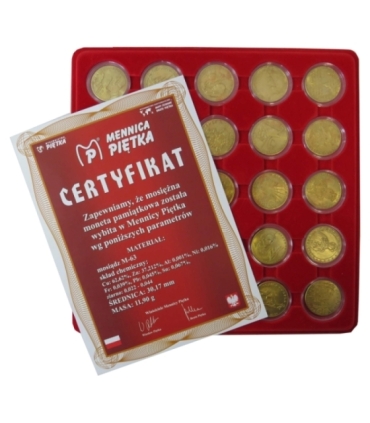 25 numizmatów, zabytki, Tatry, Jan Paweł, Mennica Piętka