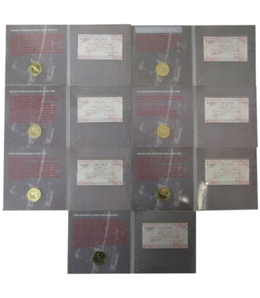 Zestaw 7 medali "Orły Polskie" - każdy inny