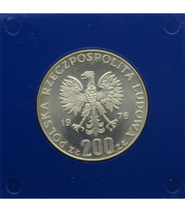200 zł, XXI Igrzyska Olimpiady 1975 Montreal, kolekcjonerska w kapslu NBP