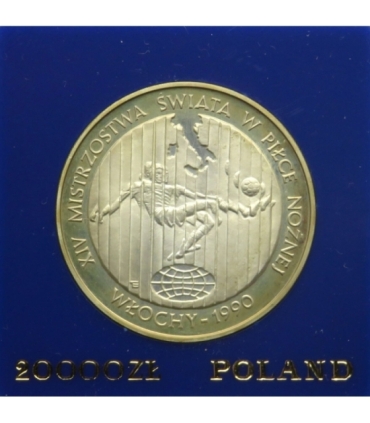 20.000 zł, XIV Mistrzostwa Świata w Piłce Nożnej - Włochy 1990