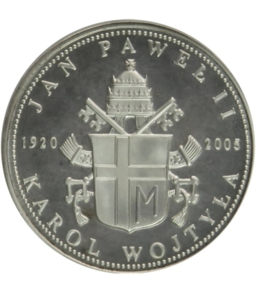 Medal, Jan Paweł II, II pielgrzymka do Polski, srebro