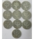 Lot: 10 x 5 złotych Głowa kobiety 1932-1934, stan 3