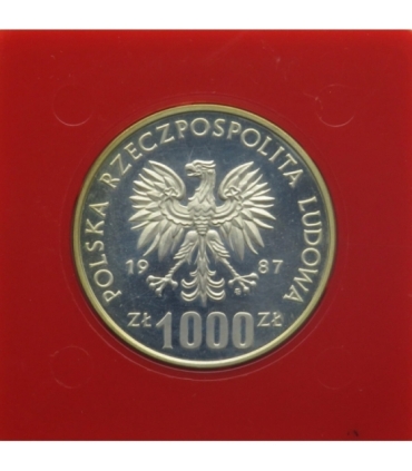 1000 zł, XV Zimowe Igrzyska Olimpijskie 1988 Calgary, próba