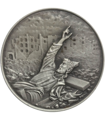 Medal Powstanie Warszawskie, autor Tadeusz Tchórzewski, srebro Ag 925