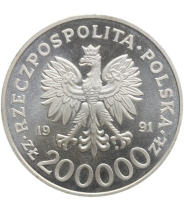 200.000 zł 1991, 200 rocznica konstytucji 3 maja, stan 1-