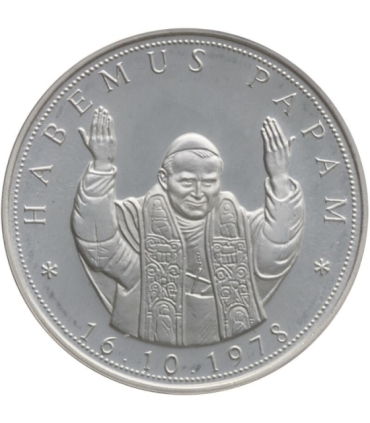 Medal, Jan Paweł II Habemus Papam, srebro