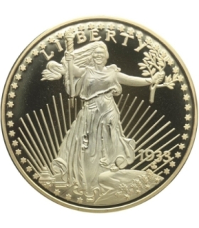 Replika, USA, 20 dolarów 1933, Double Eagle, 2012 r., certyfikat