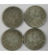Lot: 4 x 5 złotych Głowa kobiety 1933