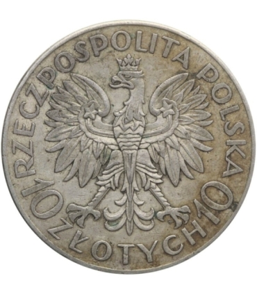 10 zł Romuald Traugutt, 1933, stan 3+