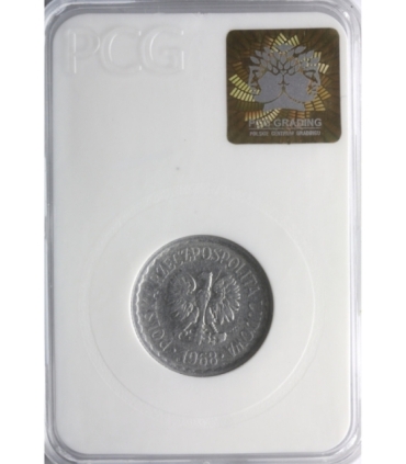 1 złoty 1968, PCG XF40, ładna
