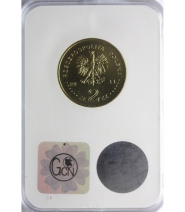2 zł GN, Beatyfikacja Jana Pawła II – 1 V 2011, GCN MS65